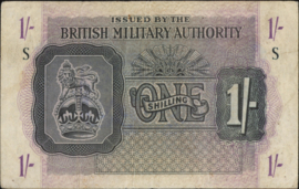 Engeland, Militaire uitgaven   PM2/B 1 Shilling 1943 (No Date)