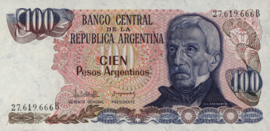 Argentinië P315.a 100 Pesos Argentinos 1983-85 (No date)