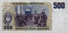 Argentina P316 500 Pesos Argentinos 1984 (ND)
