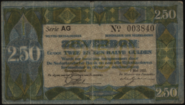 Nederland  PL13/AV010 2½ Gulden 1922