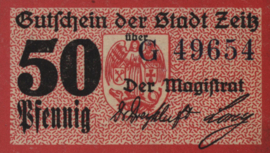 Duitsland - Noodgeld - Zeitz   Z4.5.b 50 Pfennig 1920 (No date)