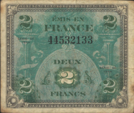 Frankrijk P114.a 2 Francs 1944