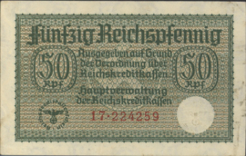 Reichskredit-kassenscheine PL1300.1 50 Reichspfennig 1939
