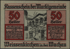 Austria - Emergency issues - Weissenkirchen KK: 1158 50 Heller 1920