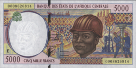 Centraal Afrikaanse Staten/Kameroen P204E.f 5.000 Francs 2000