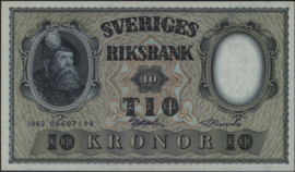 Zweden P43.i 10 Kronor 1962