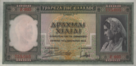 Griekenland P110 1.000 ΔΡΑΧΜΑΙ / Drachmes / Drachmai 1939