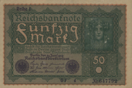 Duitsland P66 Reihe 1 50 Mark 1919