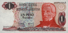 Argentina P311 1 Peso Argentino 1983-84 (ND)
