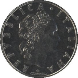 Italië KM95.1 50 Lire 1974R