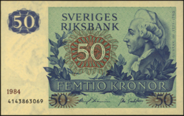 Zweden  P53 50 Kronor 1984