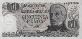 Argentina P301/B354 50 Pesos 1976-78 (No date)