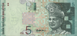 Malaysia  P41 5 Ringgit 1999 (No date)