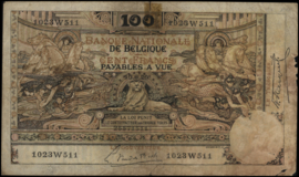België  P78.a 100 Francs 1920
