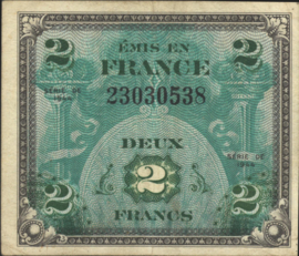 Frankrijk P114.a 2 Francs 1944