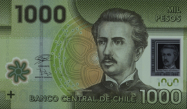 Chile P161 1,000 Pesos 2020