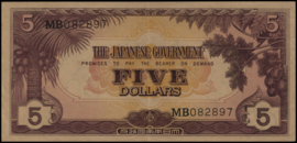 Malaya   PM6.a 5 Dollars 1942 (No date)