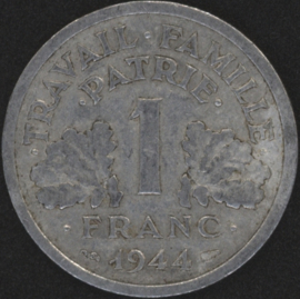 France 1 Franc KM902 1944C