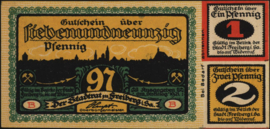 Germany - Emergency issues - Freiberg Grab. 379.1 1 Mark 1921
