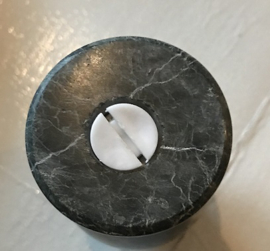 Zwart marmer mini urn