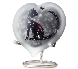 Kattenurn kleur black-silver
