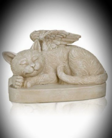 Cat urn with Angel wings