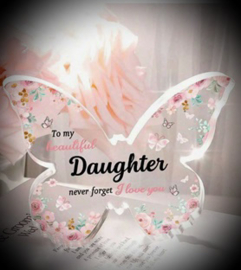 Gedenk vlinder | to my daughter