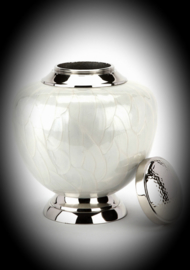Witte urn 4 liter