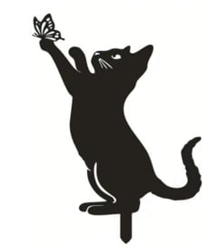 Kat herinnering tuinsteker