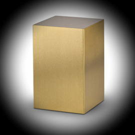 RVS urn voor buiten goud/zilver kleur