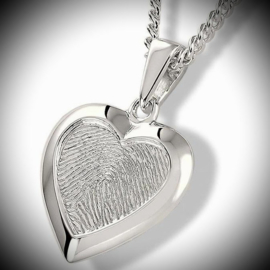 Fingerprint hanger goud & zilver