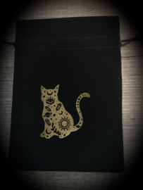 Aszak met kat zwart goud