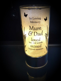 In Memoriam lamp "ouders"