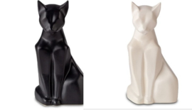 Urn voor kat zwart-wit