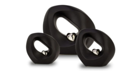 Keramische urn zwart of wit