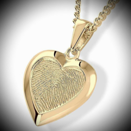 Fingerprint hanger goud & zilver