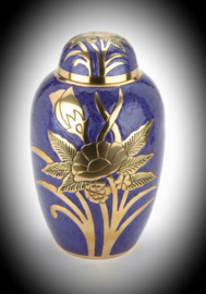 set urn met mini urn indigo blue