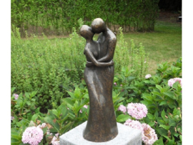 Tuinbeeld brons - beeld Modern Romantiek - Bronzartes