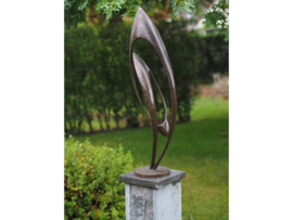 Tuinbeeld - modern bronzen beeld - sculptuur "Endless" - Bronzartes - 86 cm hoog