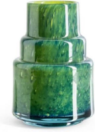 Design vaas torch small - Fidrio AMAZONE x- glas, mondgeblazen bloemenvaas - diameter 8 cm hoogte 20 cm