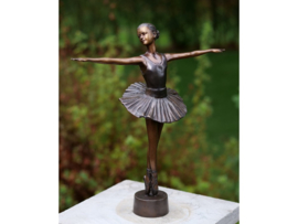 Tuinbeeld - bronzen beeld - Ballerina - Bronzartes