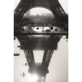 120 x 80 cm - Dibond schilderij - de Eiffeltoren - Parijs - aluminium schilderij - aluart - exclusieve collectie
