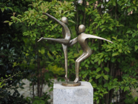 Tuinbeeld brons - beeld Moderne dans - Bronzartes
