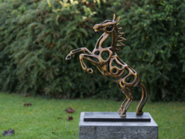 Tuinbeeld brons - bronzen beeld - paard - Bronzartes