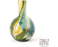 Design vaas Globe medium - Fidrio COLORI - glas, mondgeblazen - hoogte 25 cm--