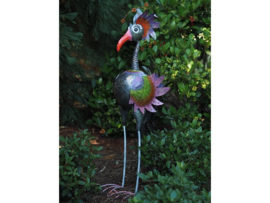 Beeld metaal - Tuinbeeld - beeld Bijzondere Vogel - 120 cm hoog