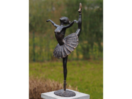 Tuinbeeld - bronzen beeld - Ballerina - Bronzartes - 65 cm hoog