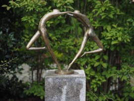 Tuinbeeld brons - beeld Moderne dans - Bronzartes