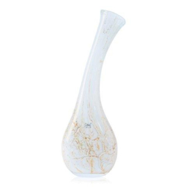 Design vaas Fidrio - glas kunst sculptuur - lampadina - Rusty - mondgeblazen - 50 cm hoog