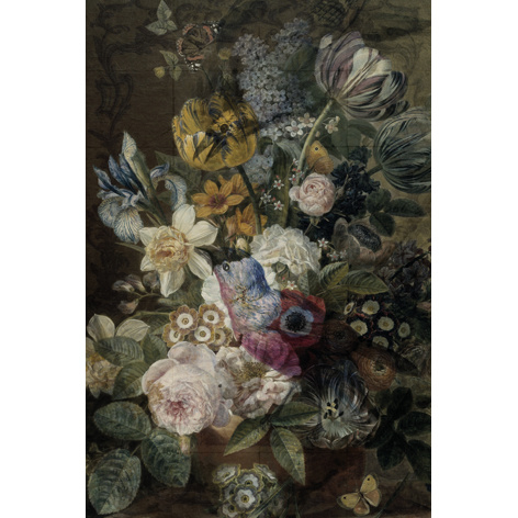 120 x 180 cm - Schilderij Dibond - Foto op aluminium - Stilleven bloemen - Mondiart
